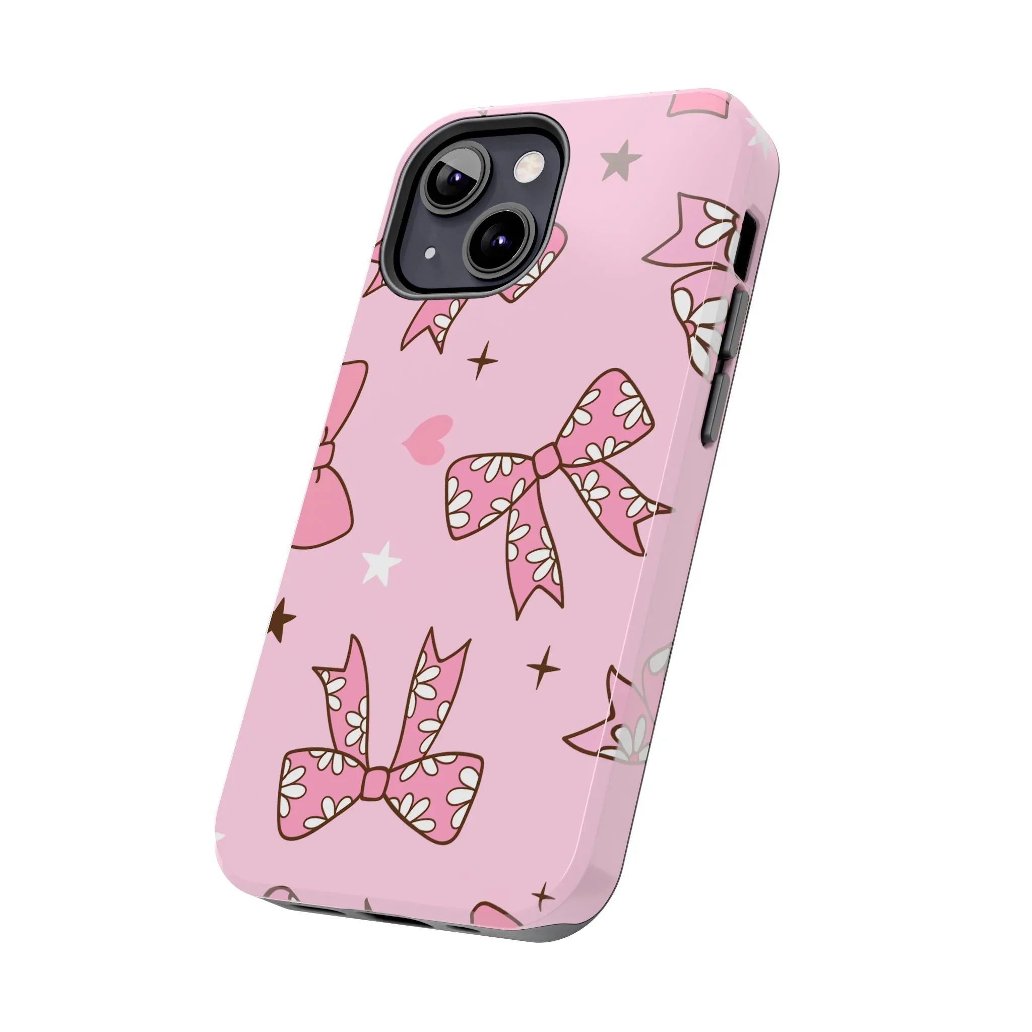 Pretty Pink Bows Phone Case (Apple & Android) - Pink Sweetheart