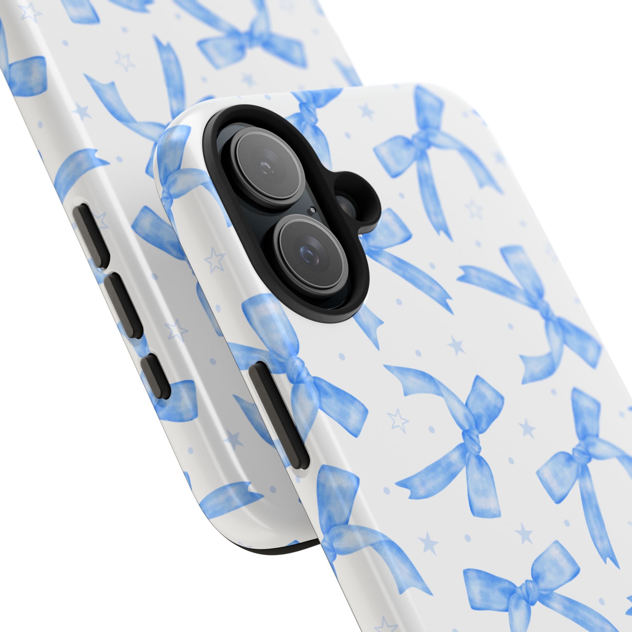 Lacey Baby Blue Ribbons Phone Case (Apple & Android)