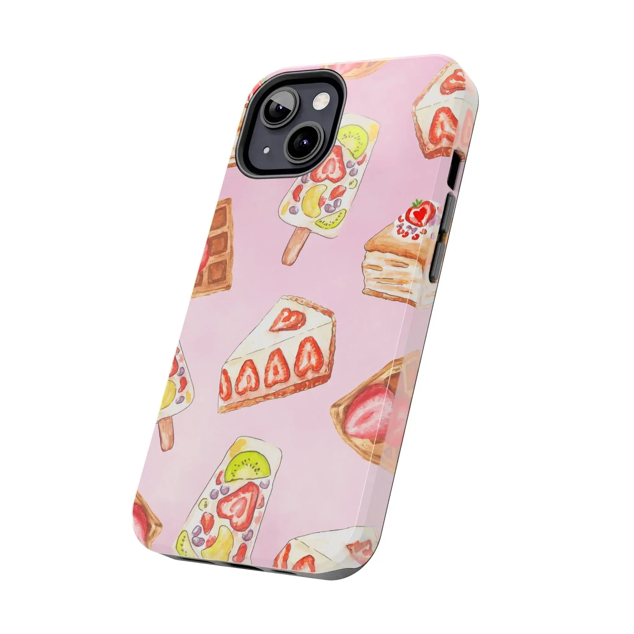 Tasty Pastry Treats Phone Case (Apple & Android) - Pink Sweetheart