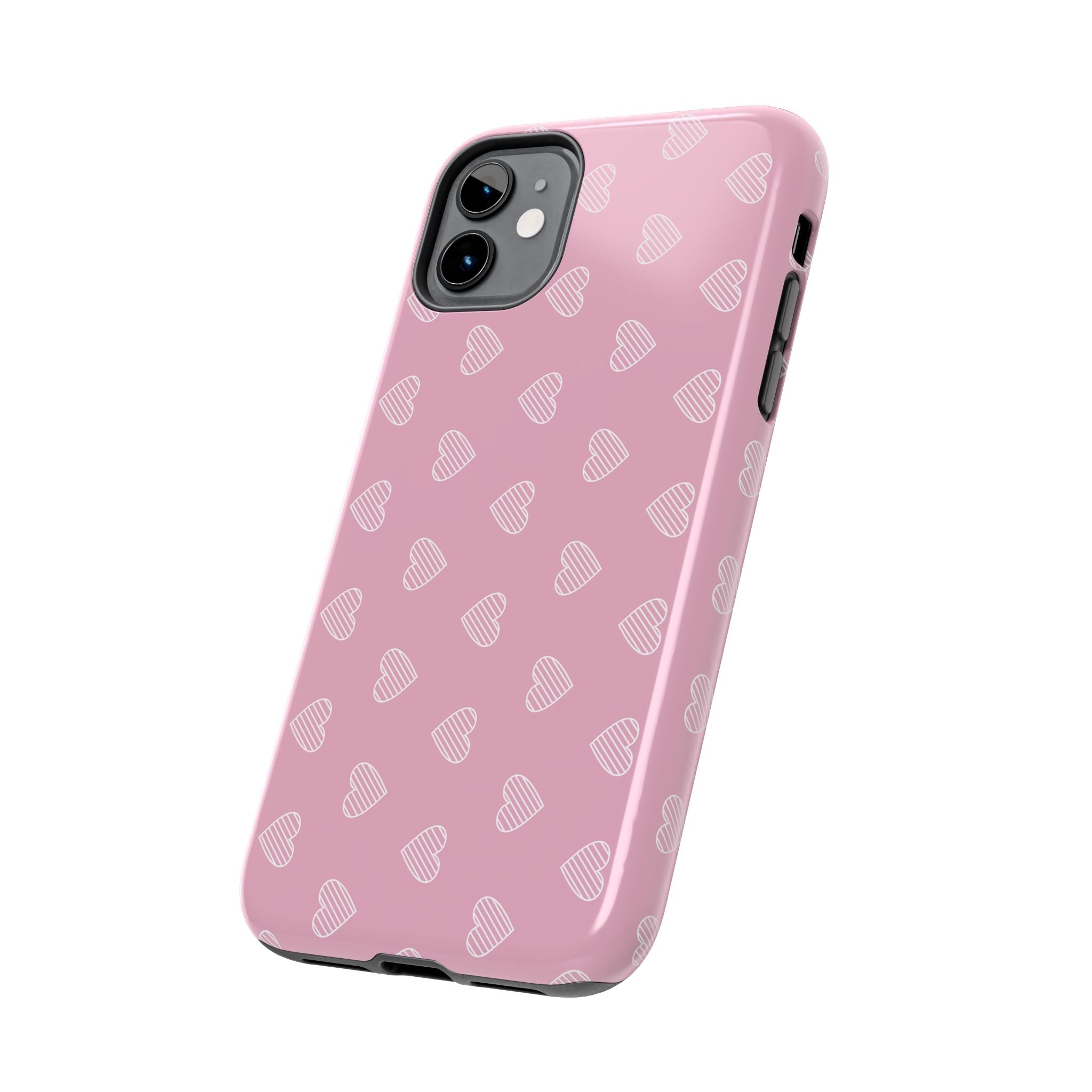 Infinite Pink Hearts Phone Case (Apple & Android)