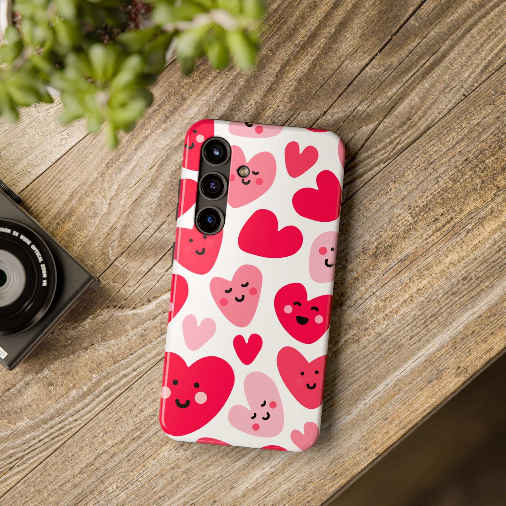 Happy Hearts Phone Case (Apple & Android)