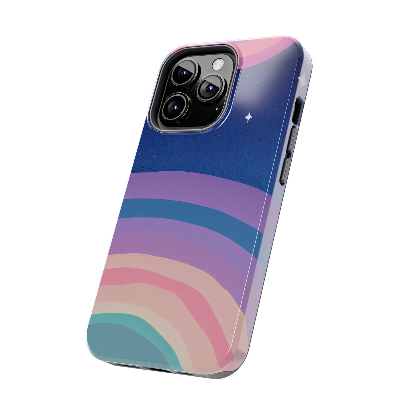 Midnight Rainbows Phone Case