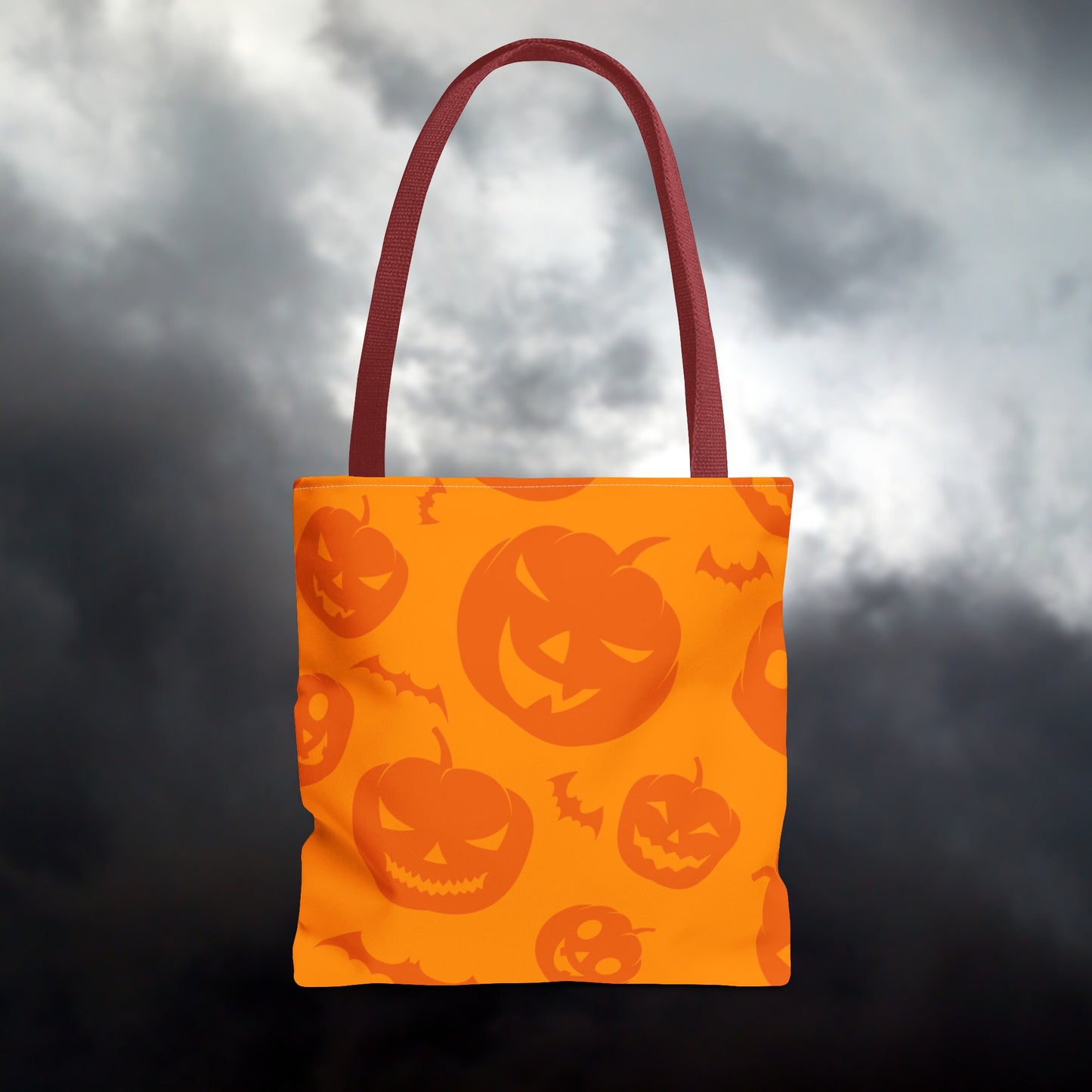 Orange Halloween Tote Bag