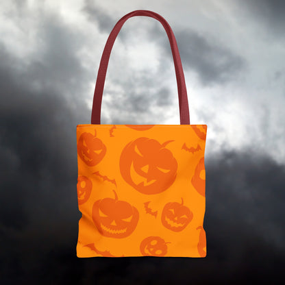 Orange Halloween Tote Bag