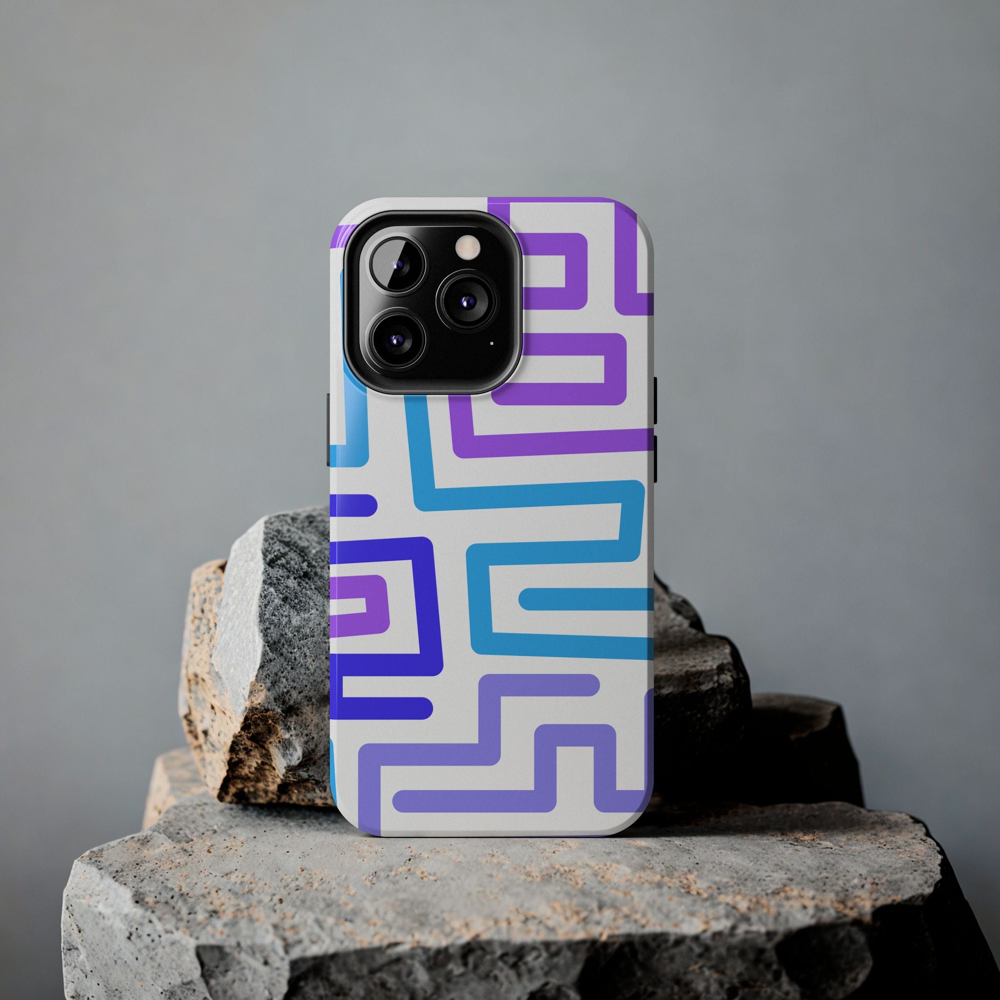Abstract Neon Maze Phone Case (Apple & Android)