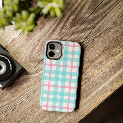 Pastel Gingham Phone Case