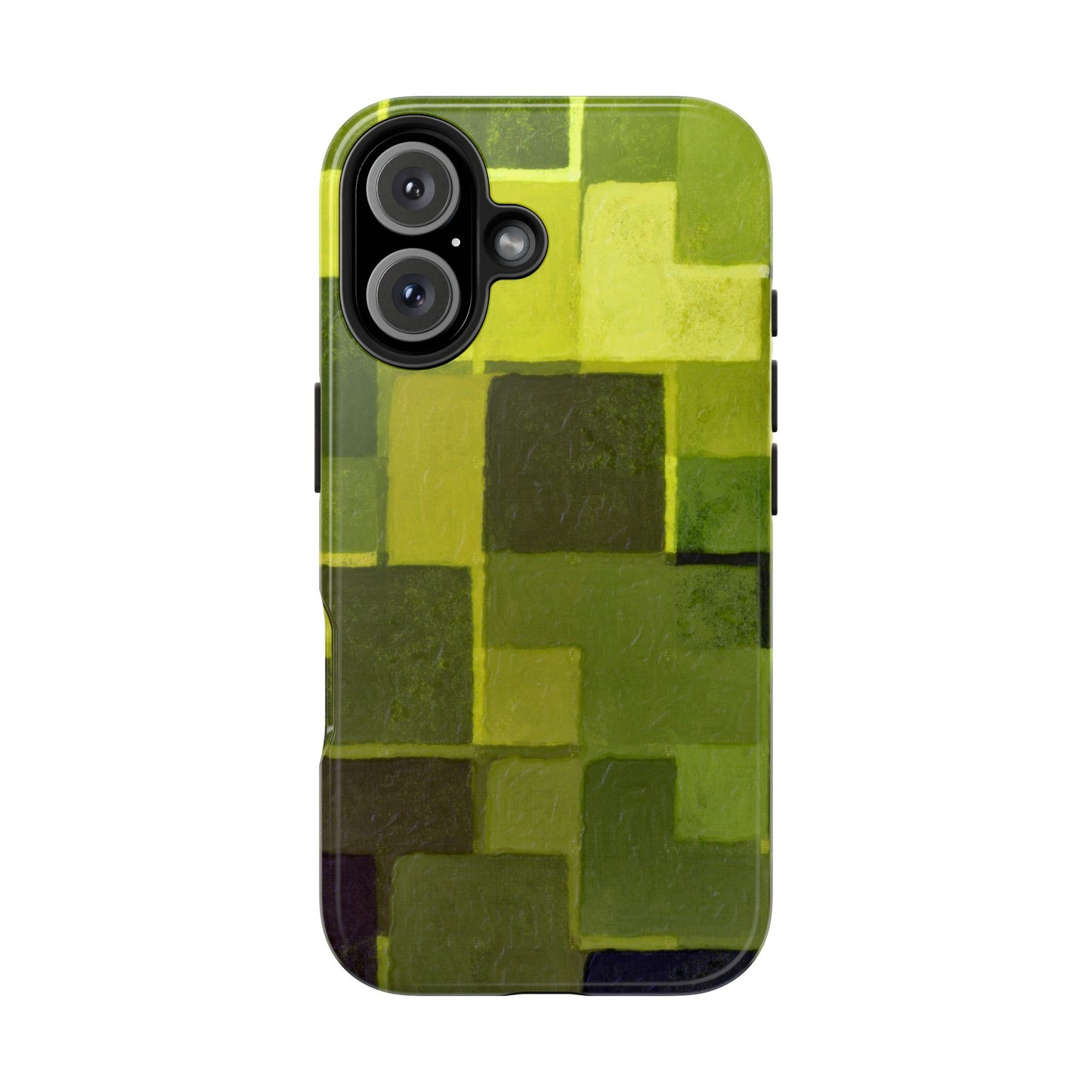 Chartreuse Patchwork Phone Case