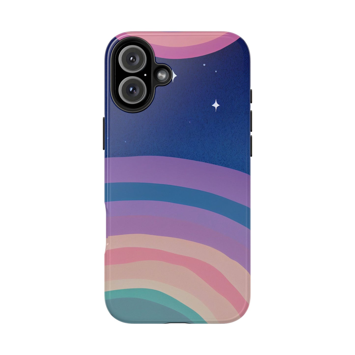 Midnight Rainbows Phone Case