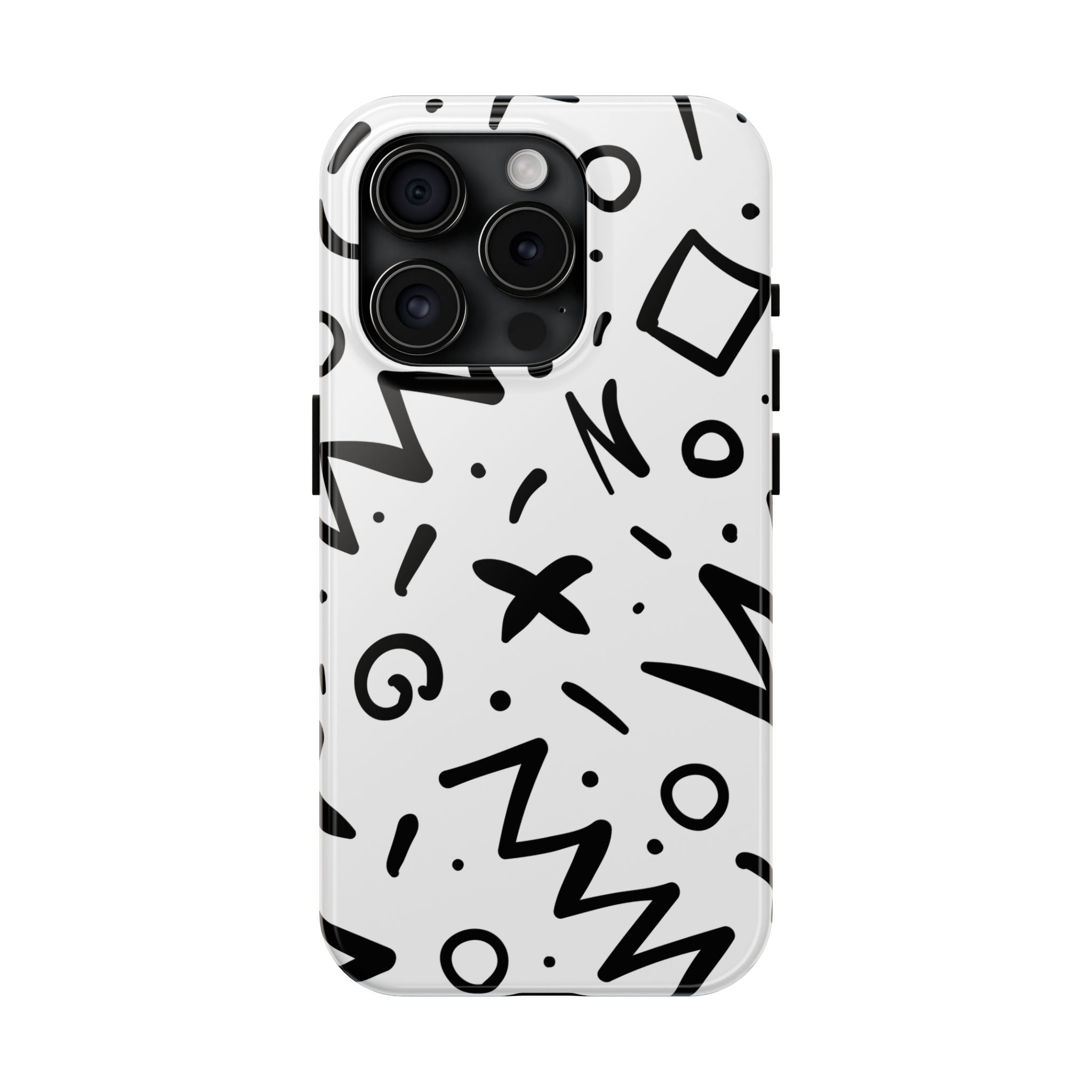 Abstract Memphis Pattern Phone Case (Apple & Android)