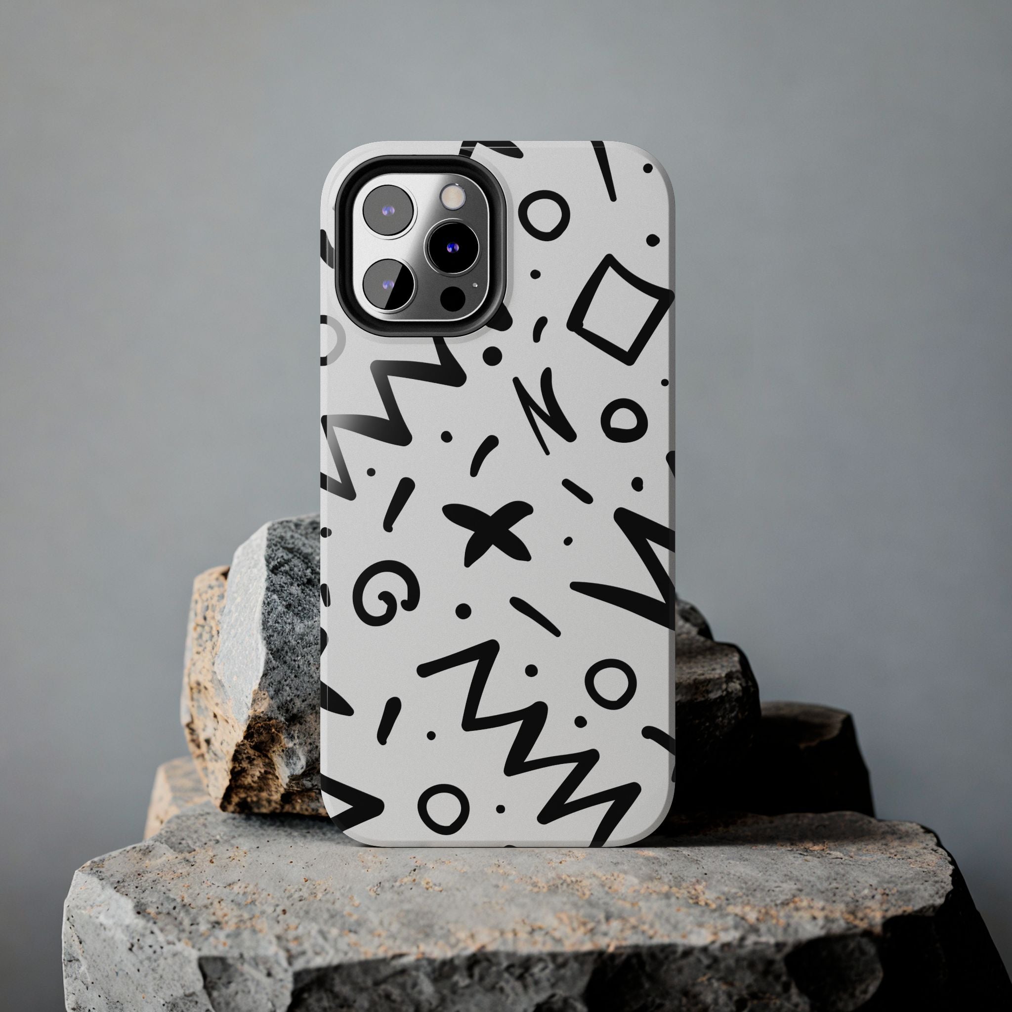 Abstract Memphis Pattern Phone Case (Apple & Android)