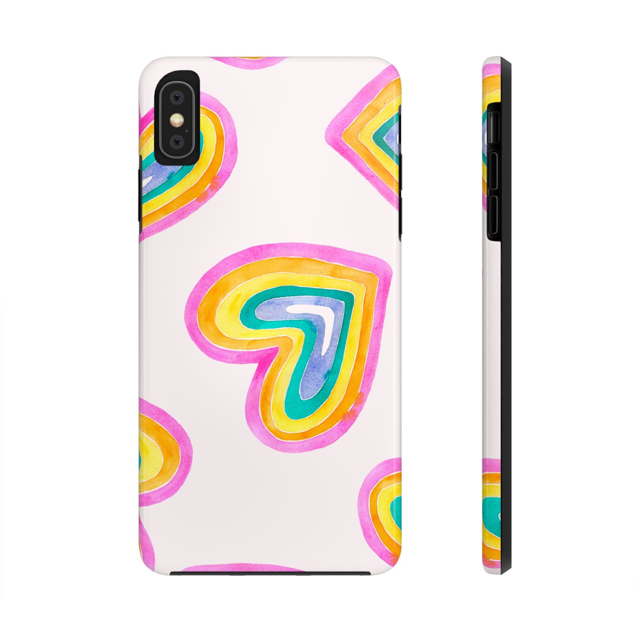 Rainbow Hearts Phone Case (Apple & Android)
