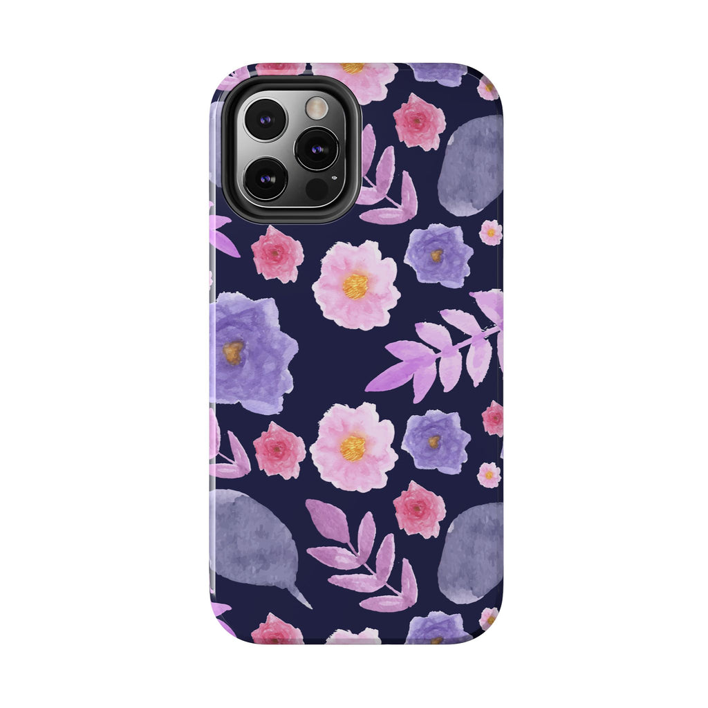 Purple Florals Phone Case (Apple & Android)