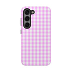 Pink Gingham Phone Case (Apple & Android)