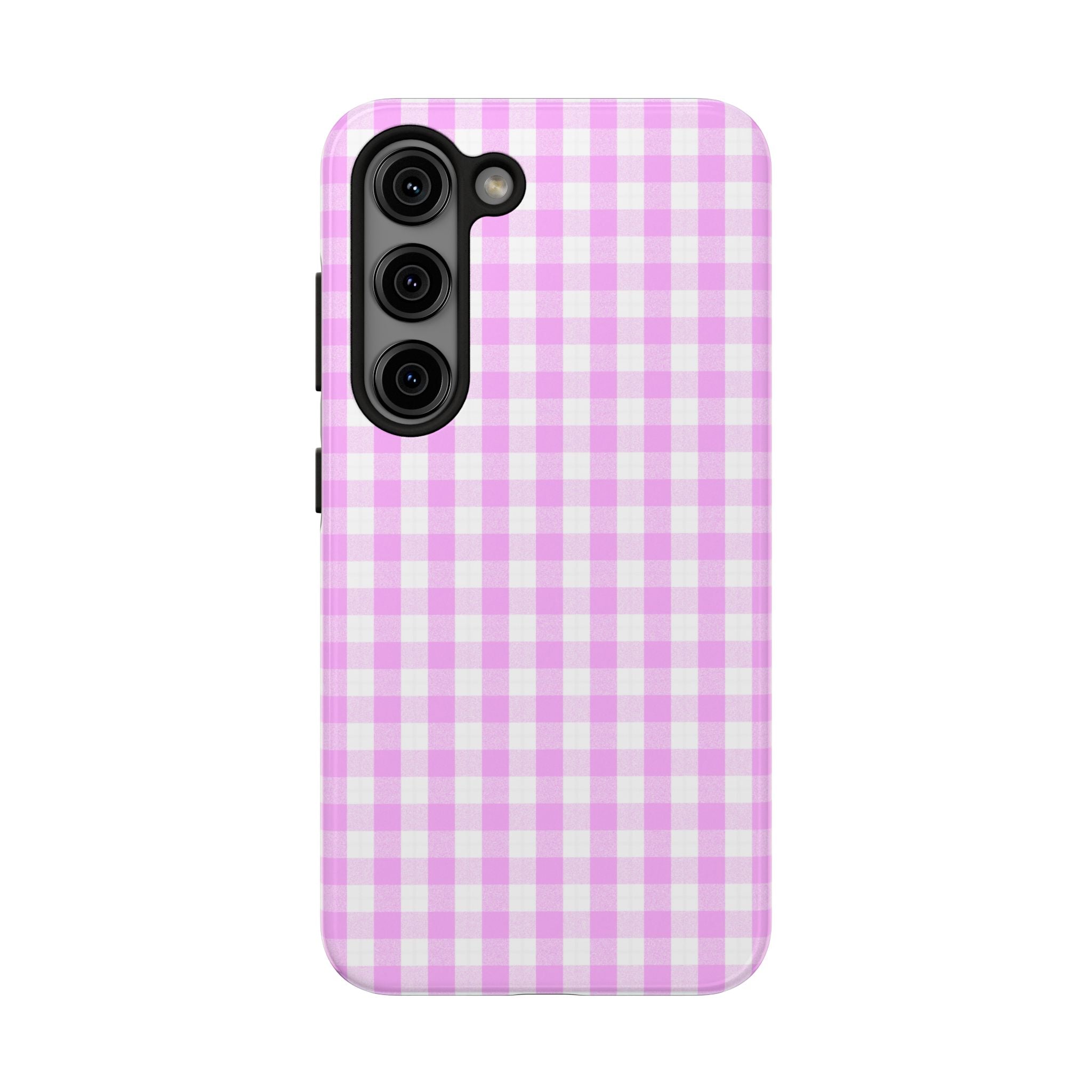 Pink Gingham Phone Case (Apple & Android)