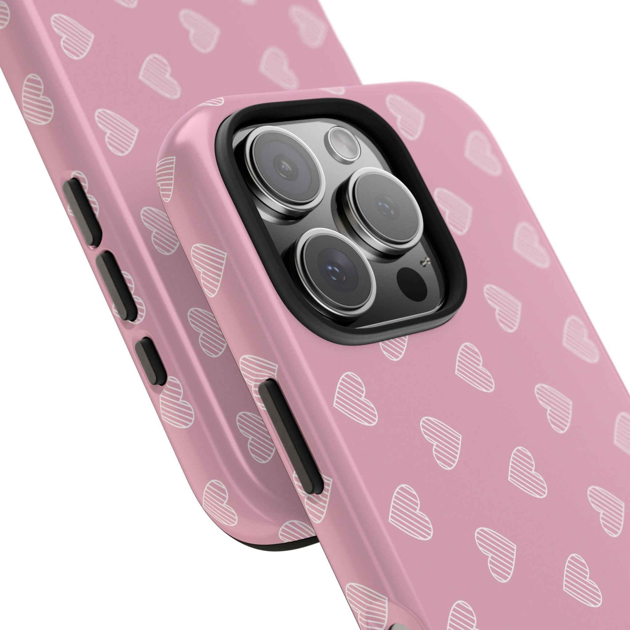Infinite Pink Hearts Phone Case (Apple & Android)