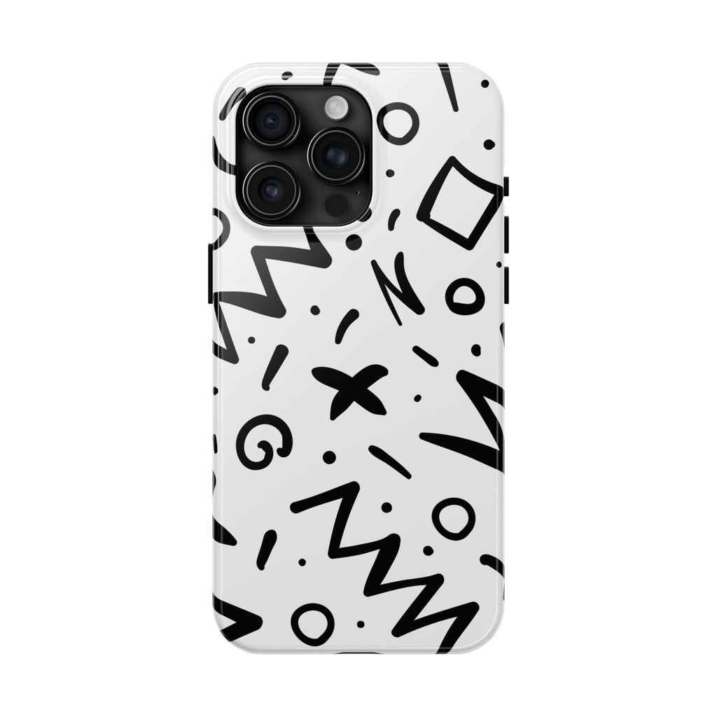 Abstract Memphis Pattern Phone Case (Apple & Android)