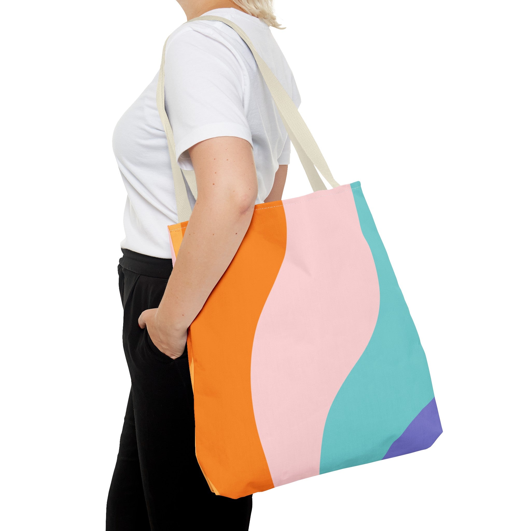 Groovy Psychedelic Splash Tote Bag