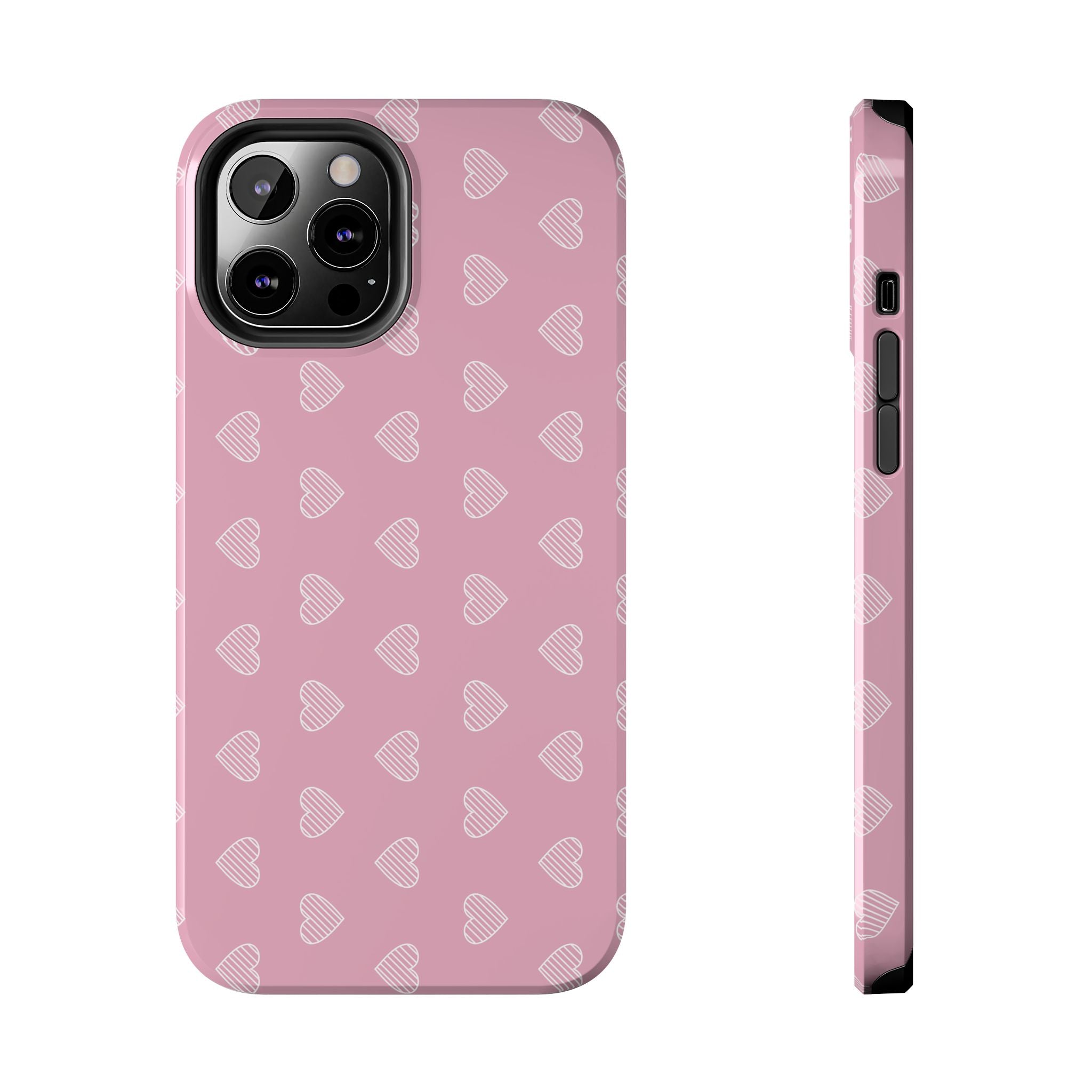 Infinite Pink Hearts Phone Case (Apple & Android)