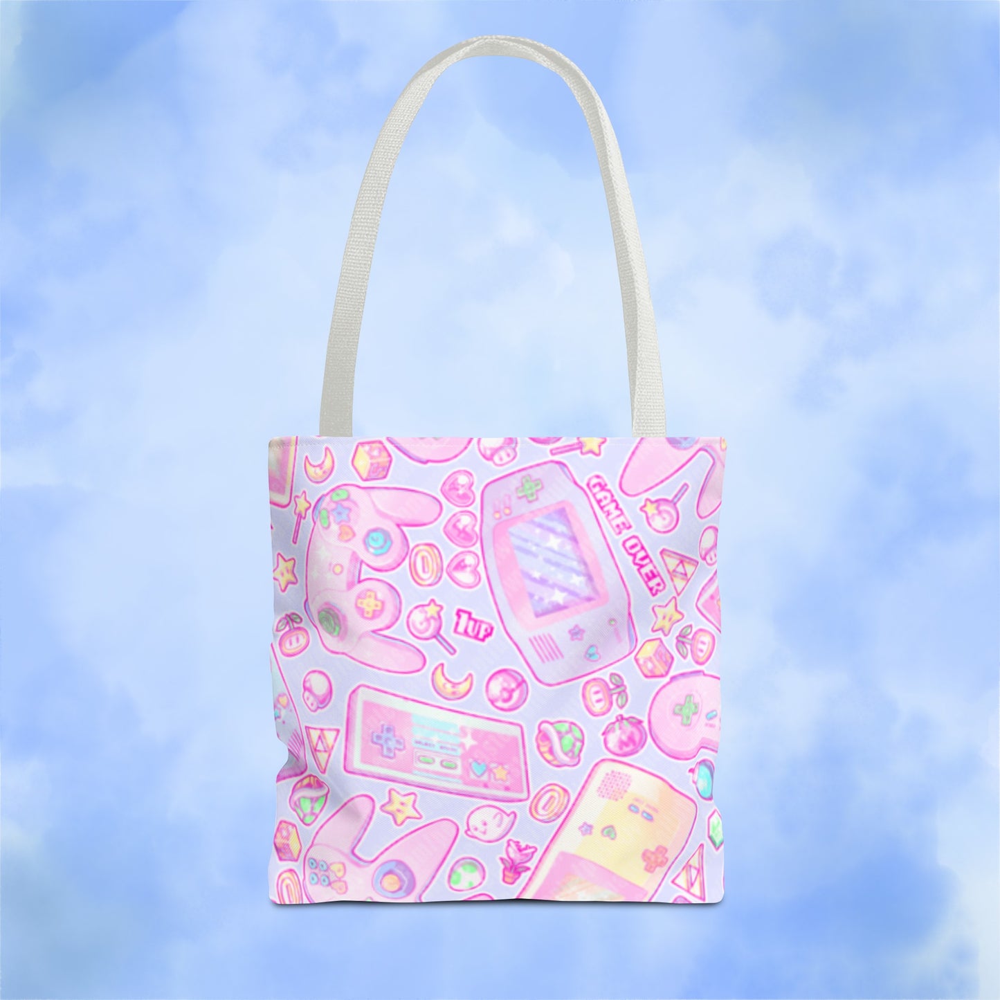 Pink Pastel Gamer Girl Tote Bag