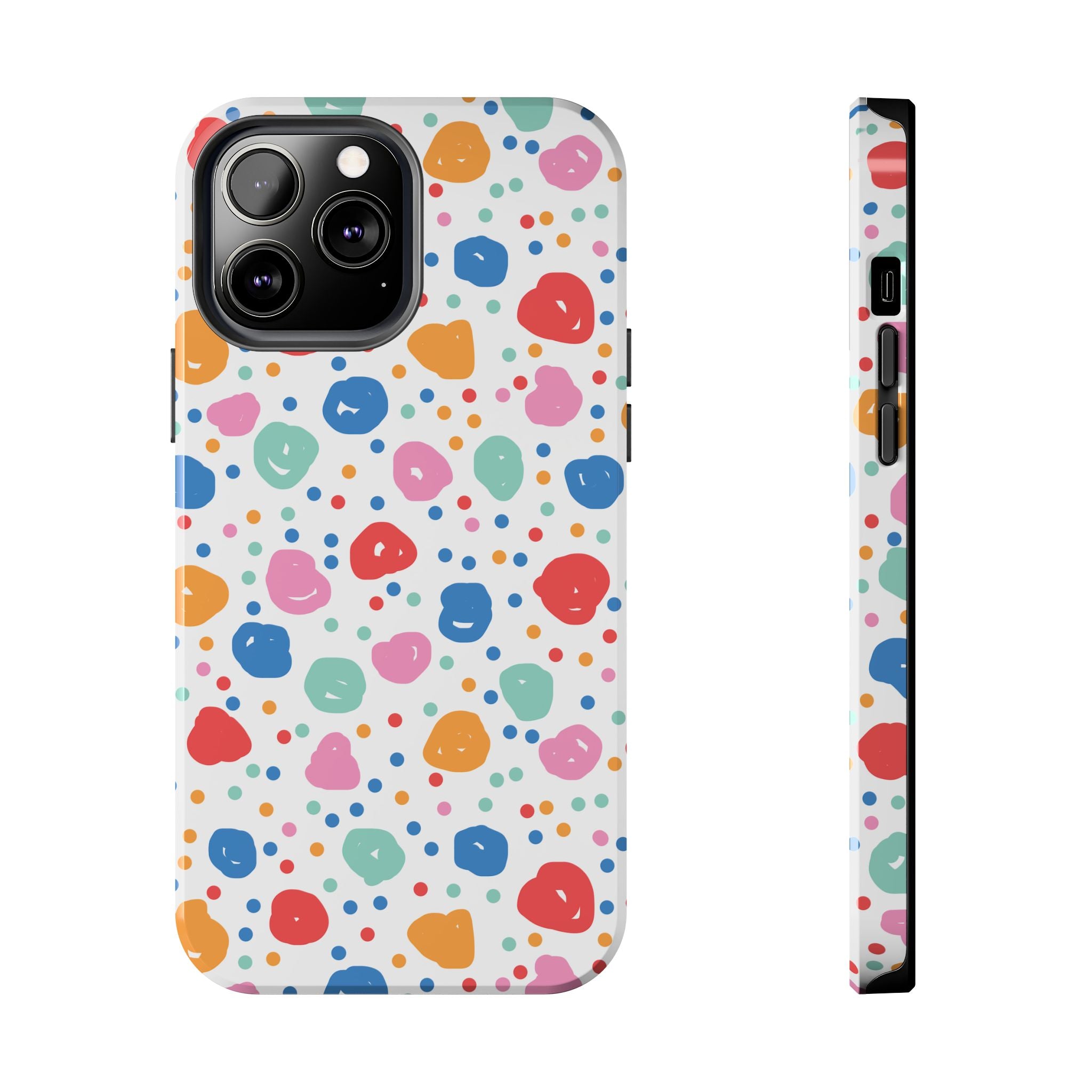 Seamless Hand Drawn Polka Phone Case (Apple & Android)
