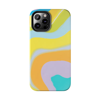 Colorful Pastel Marble Pattern Phone Case