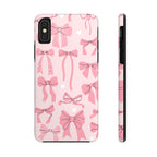 Pink Bow Ribbons Phone Case (Apple & Android)