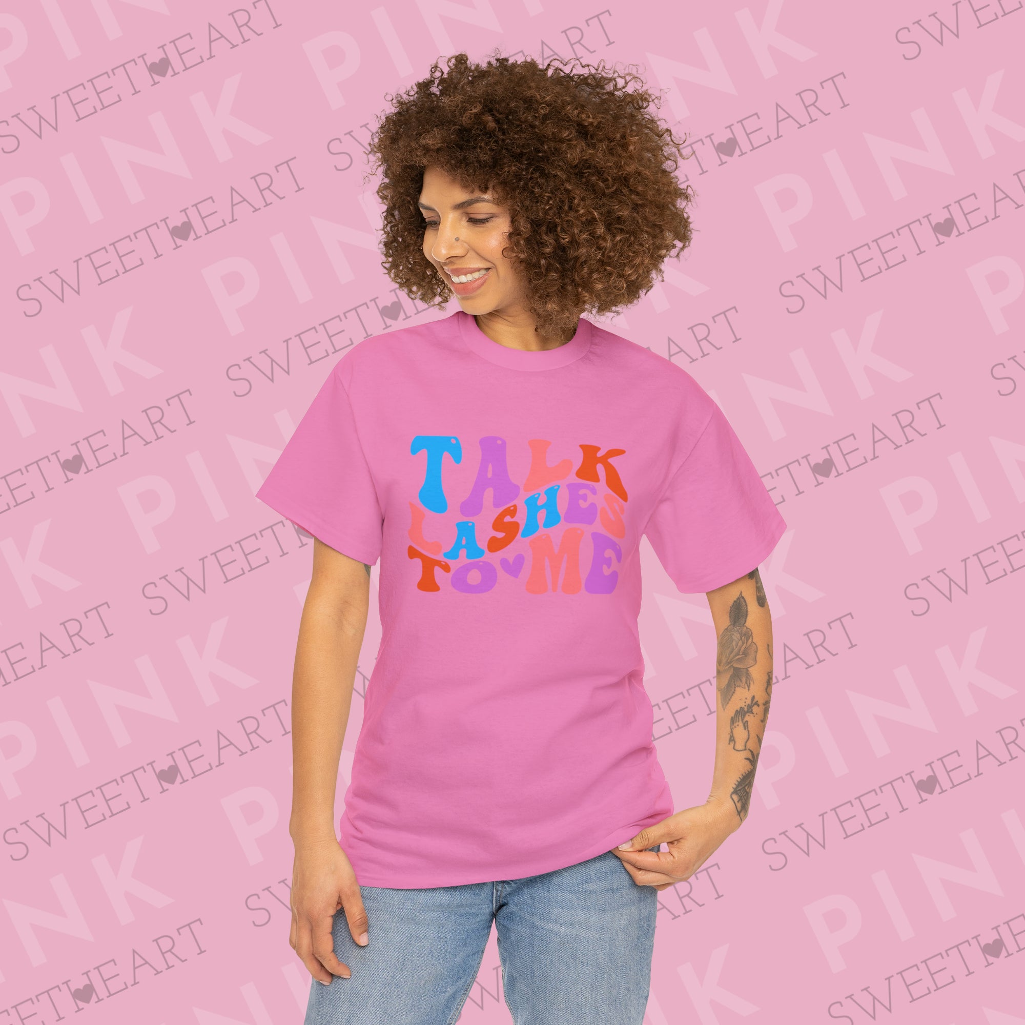 Talk Lashes to Me Cotton Tee