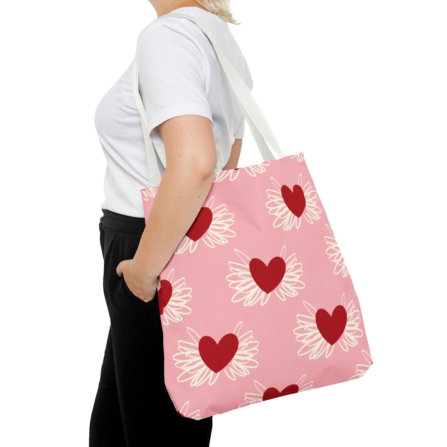 Valentine Hearts Tote Bag