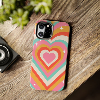 Psychedelic Hearts Phone Case