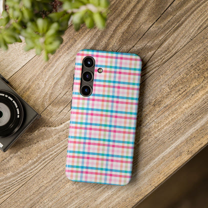 Checked Pattern Phone Case