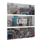 Lagos Skyline Acrylic Prints (Triptych)