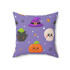Spooky Little Friends Square Pillow