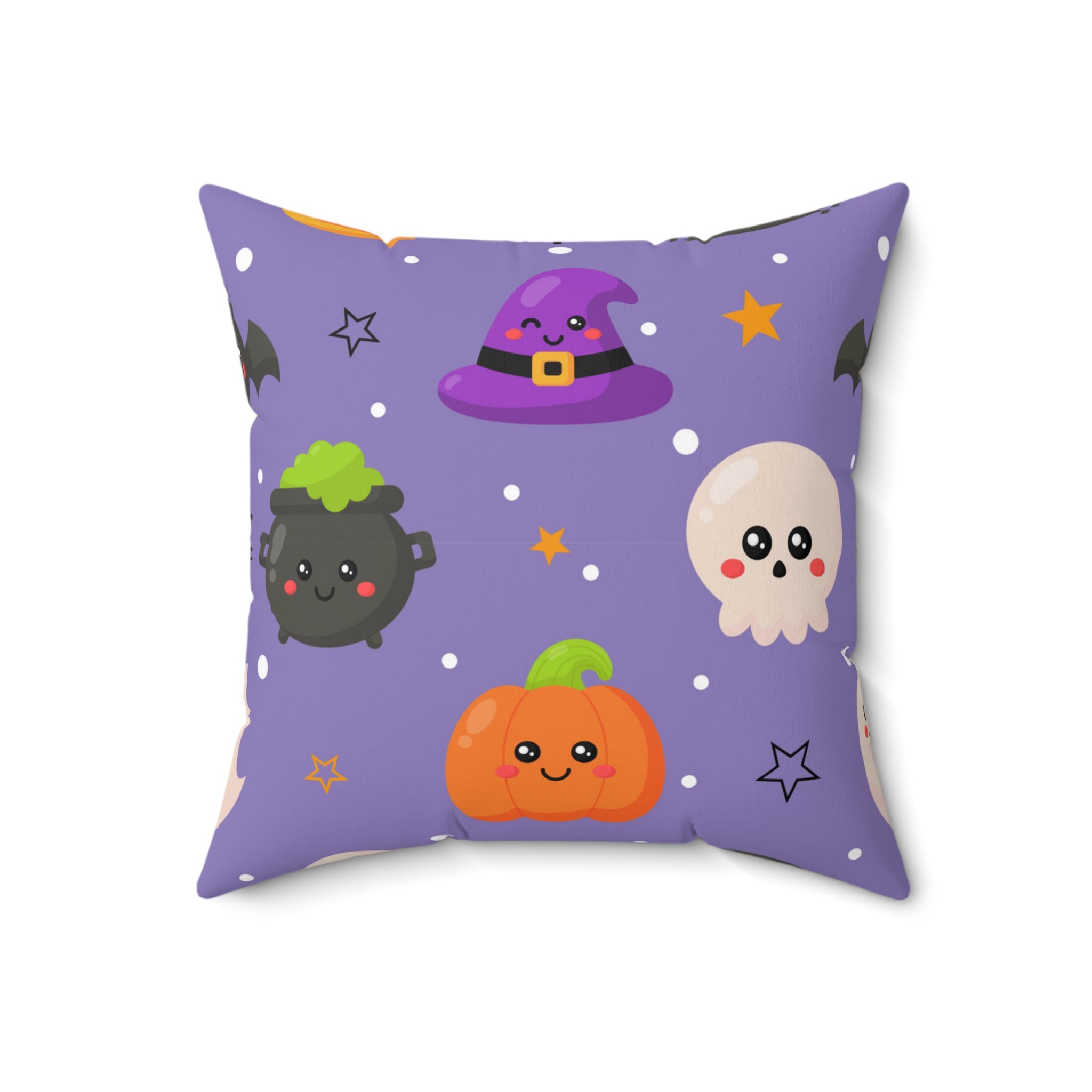 Spooky Little Friends Square Pillow