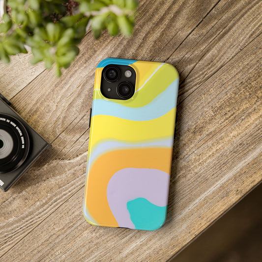 Colorful Pastel Marble Pattern Phone Case