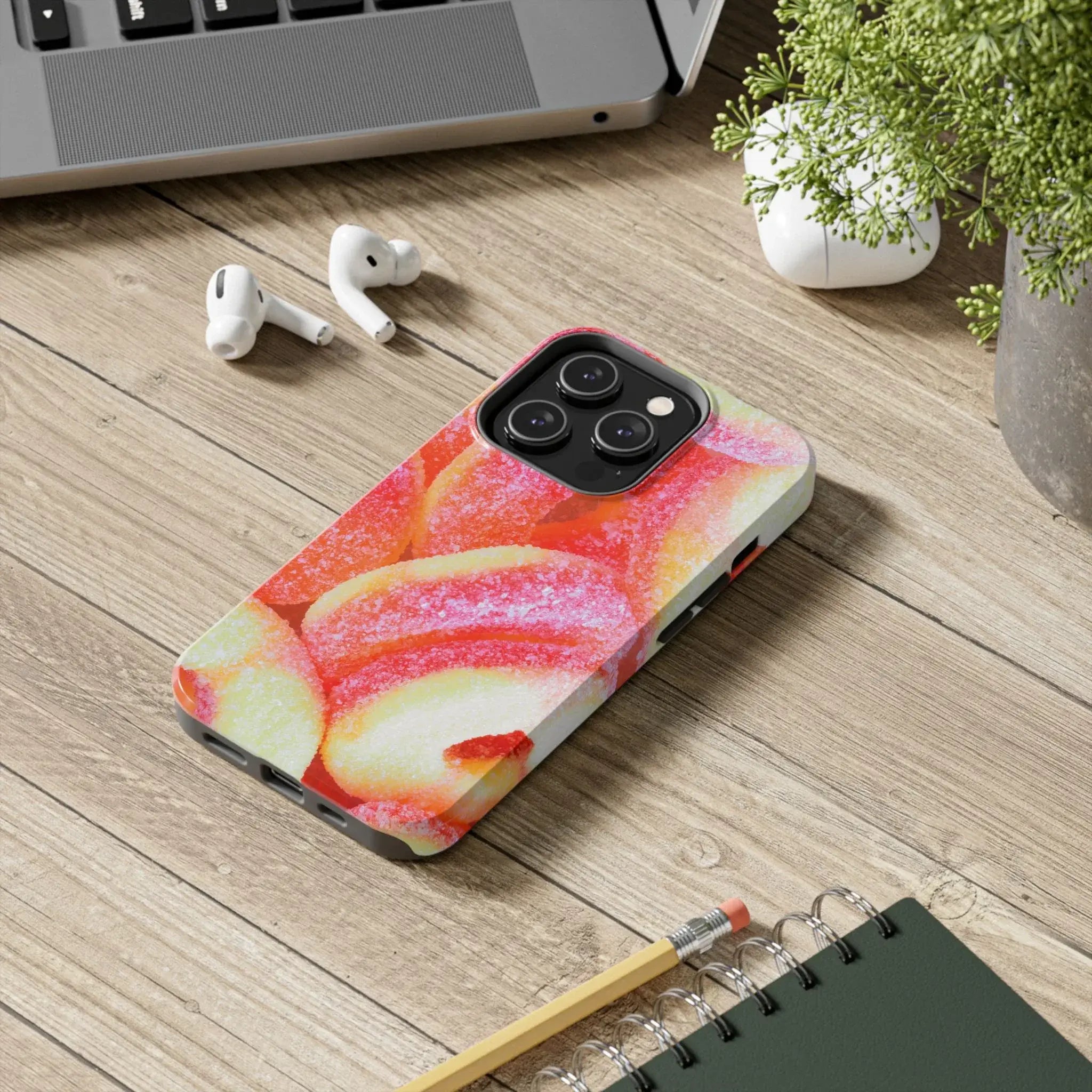 Sour Peach Ringz Phone Case (Apple & Android) - Pink Sweetheart