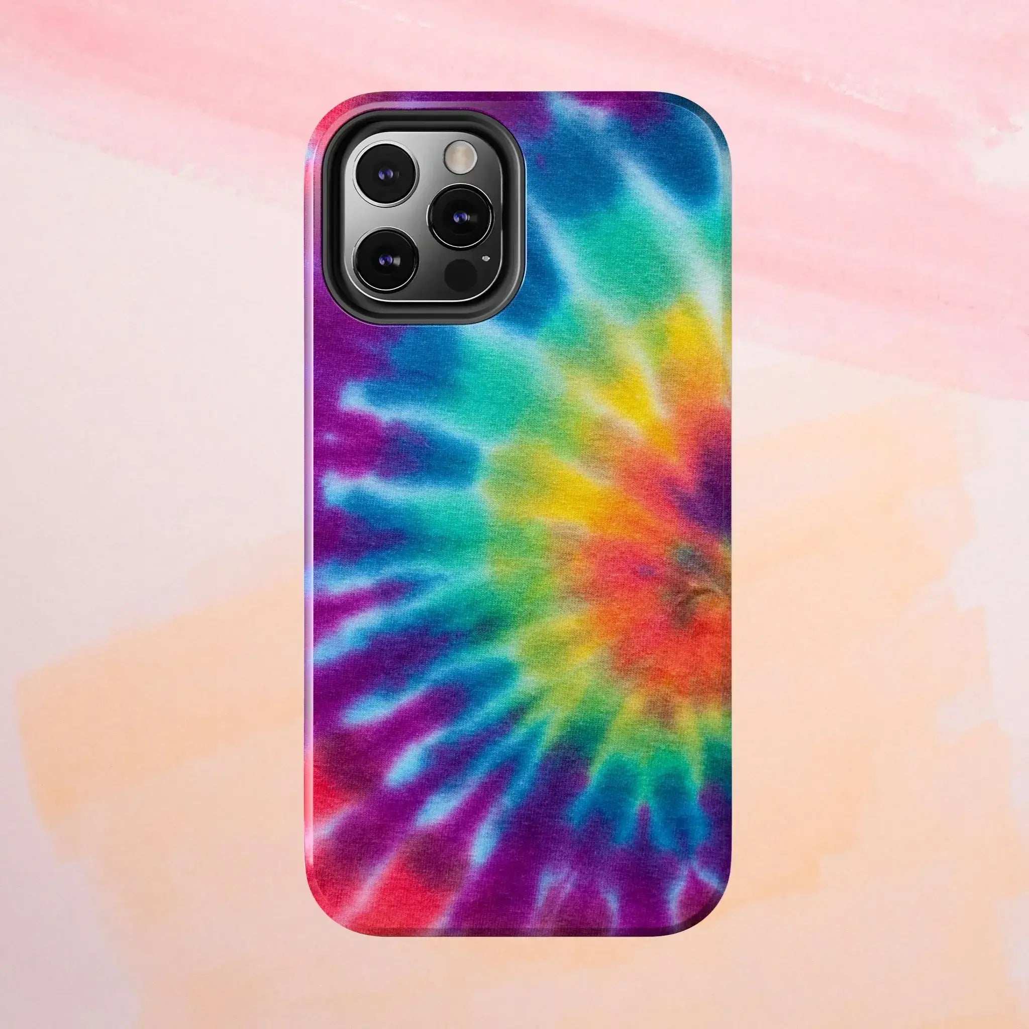 Groovy Tie Dye Phone Case (Apple & Android) - Pink Sweetheart
