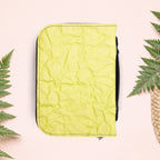 Wrinkled Bright Yellow Paper Book Cover
