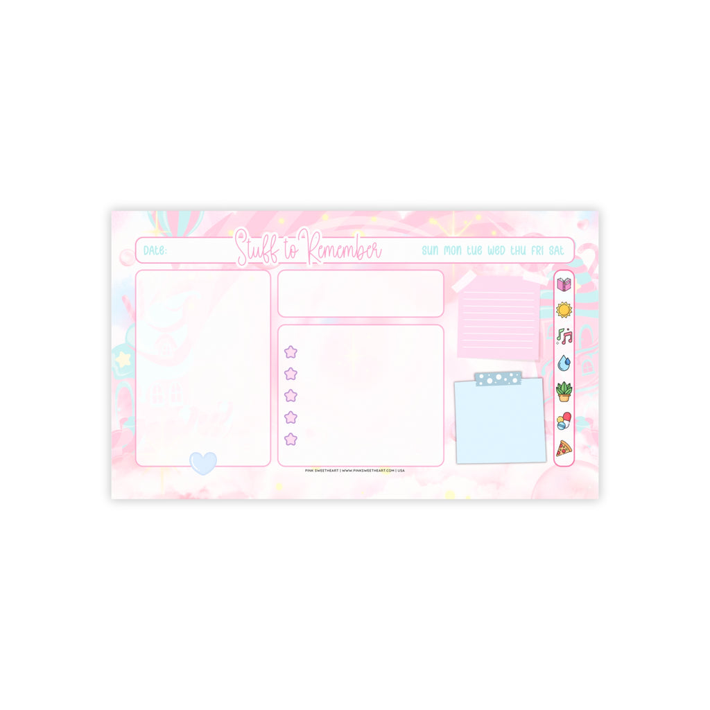 Sweet Candy Land Sticky Note Pad