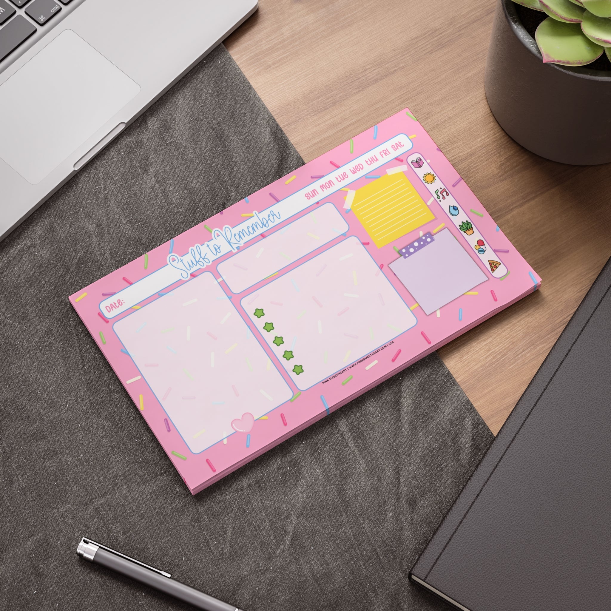 Spilled Sprinkles Sticky Note Pad