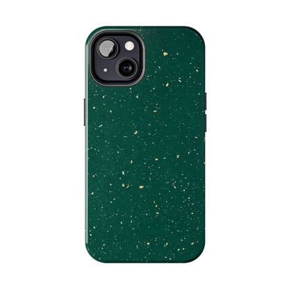 Emerald Gold Flecked Phone Case