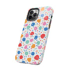 Seamless Hand Drawn Polka Phone Case (Apple & Android)