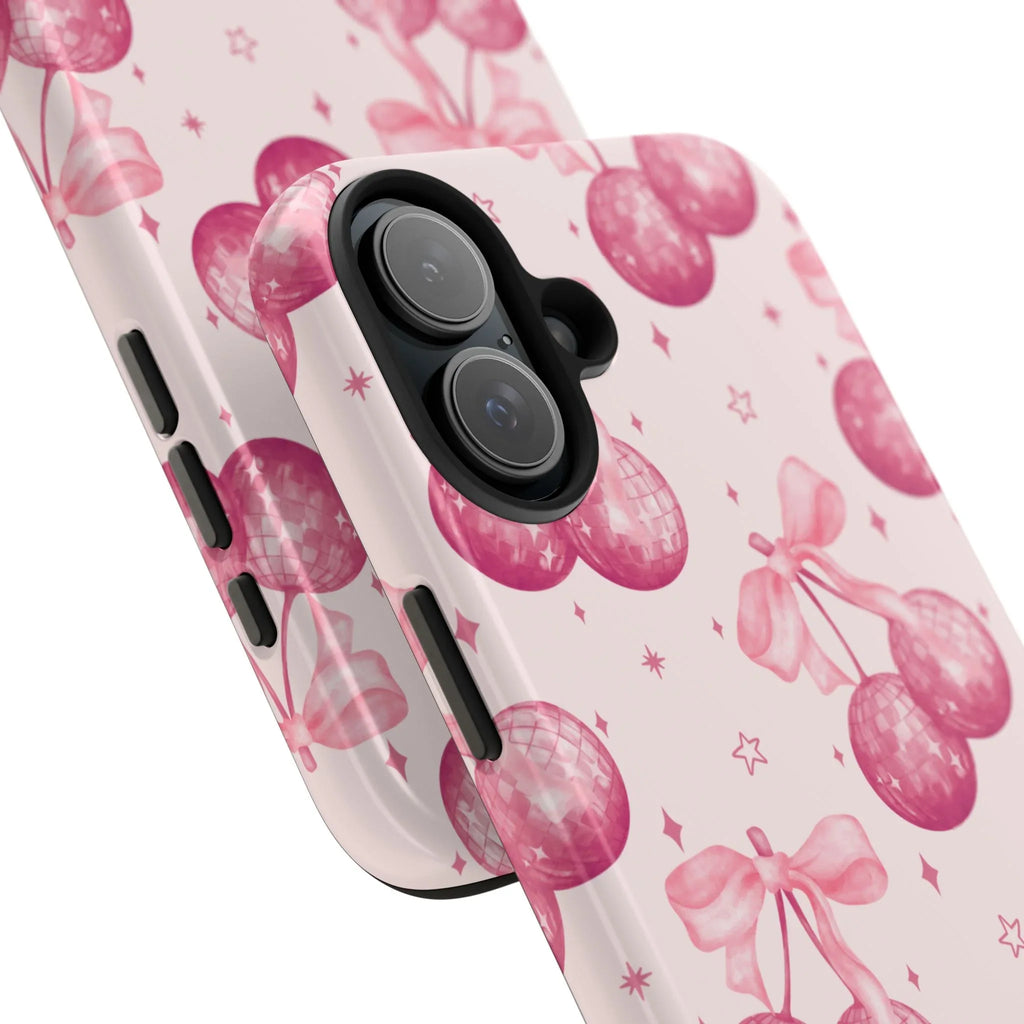 Disco Cherries Phone Case (Apple & Android) - Pink Sweetheart