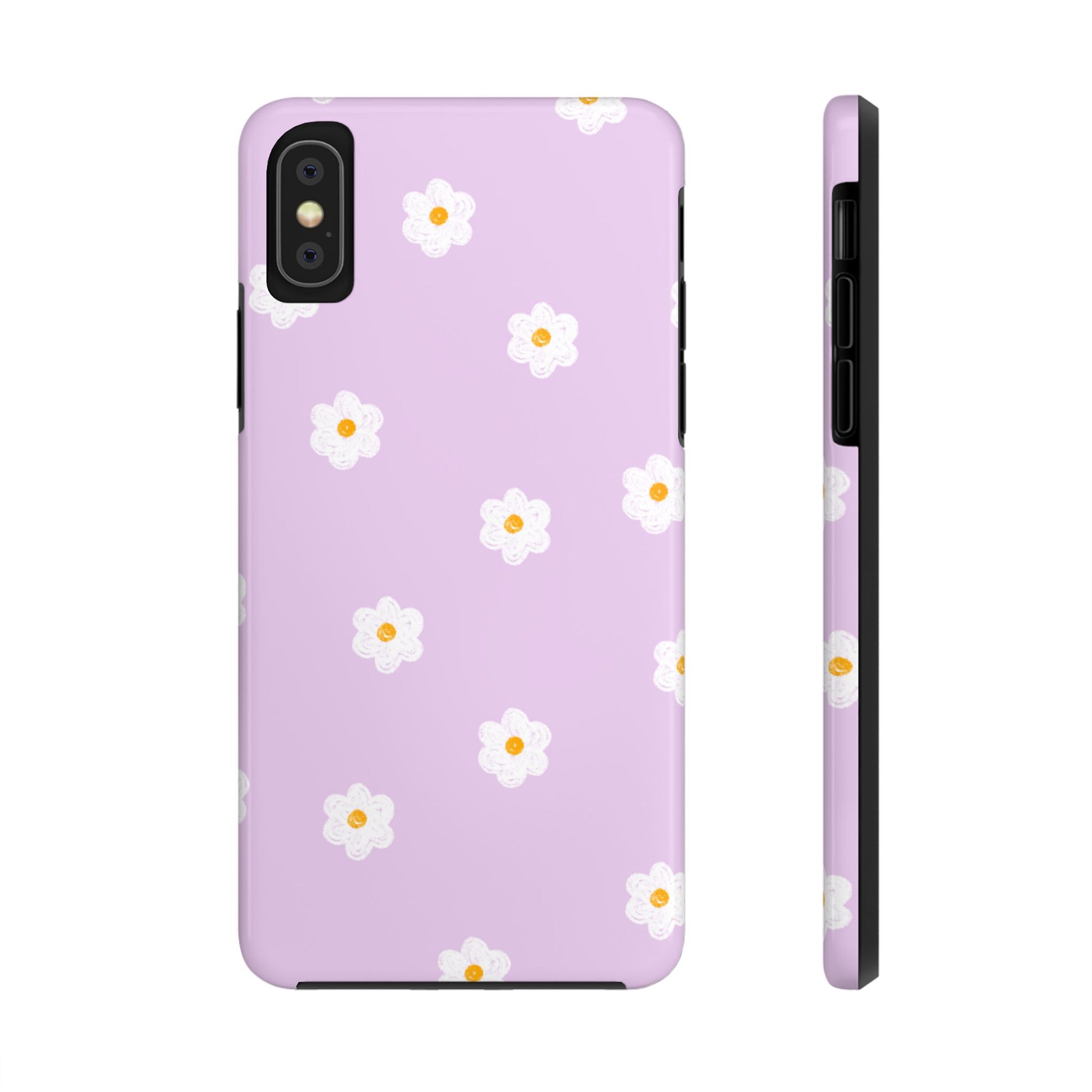 Purple and Mini Flowers Phone Case (Apple & Android)