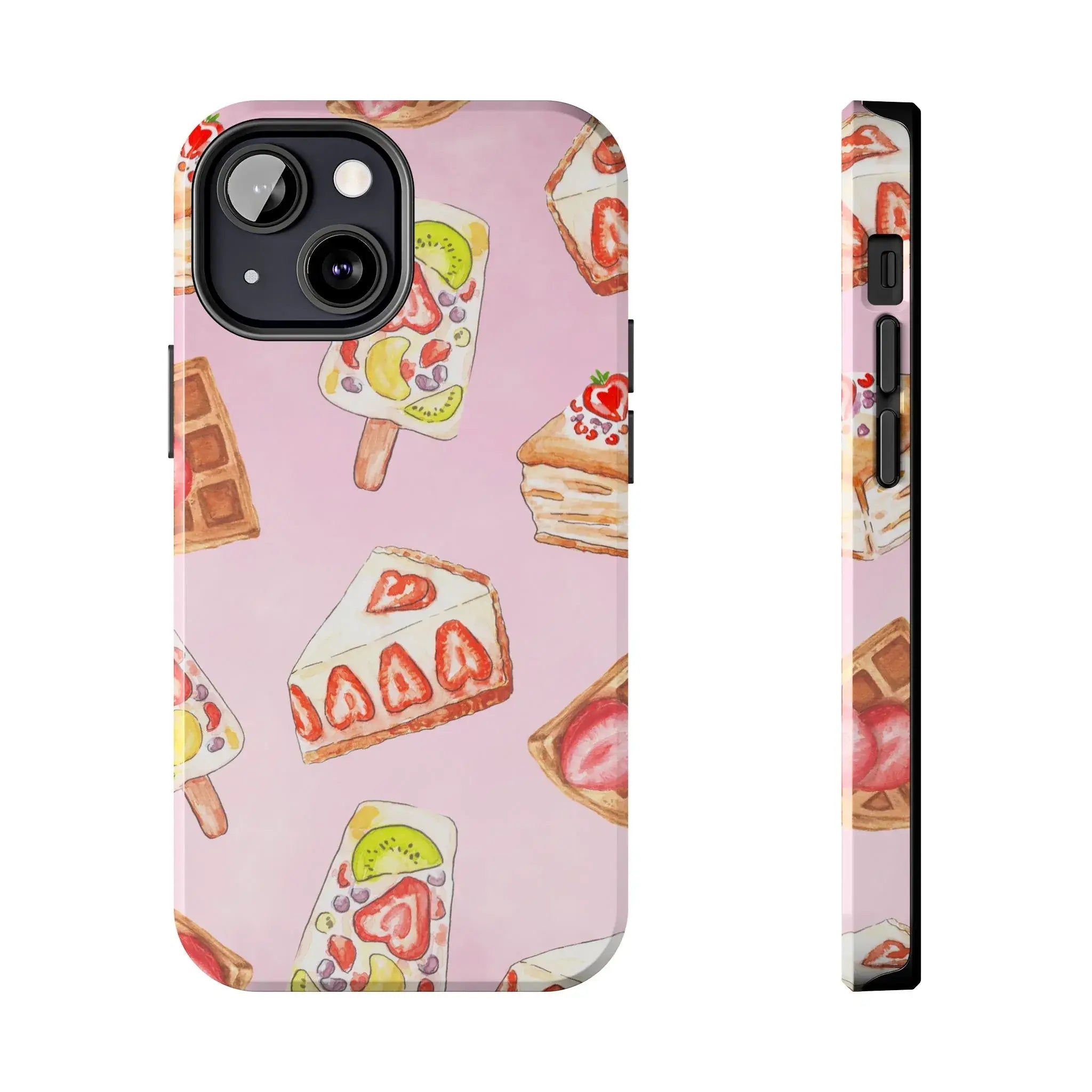 Tasty Pastry Treats Phone Case (Apple & Android) - Pink Sweetheart