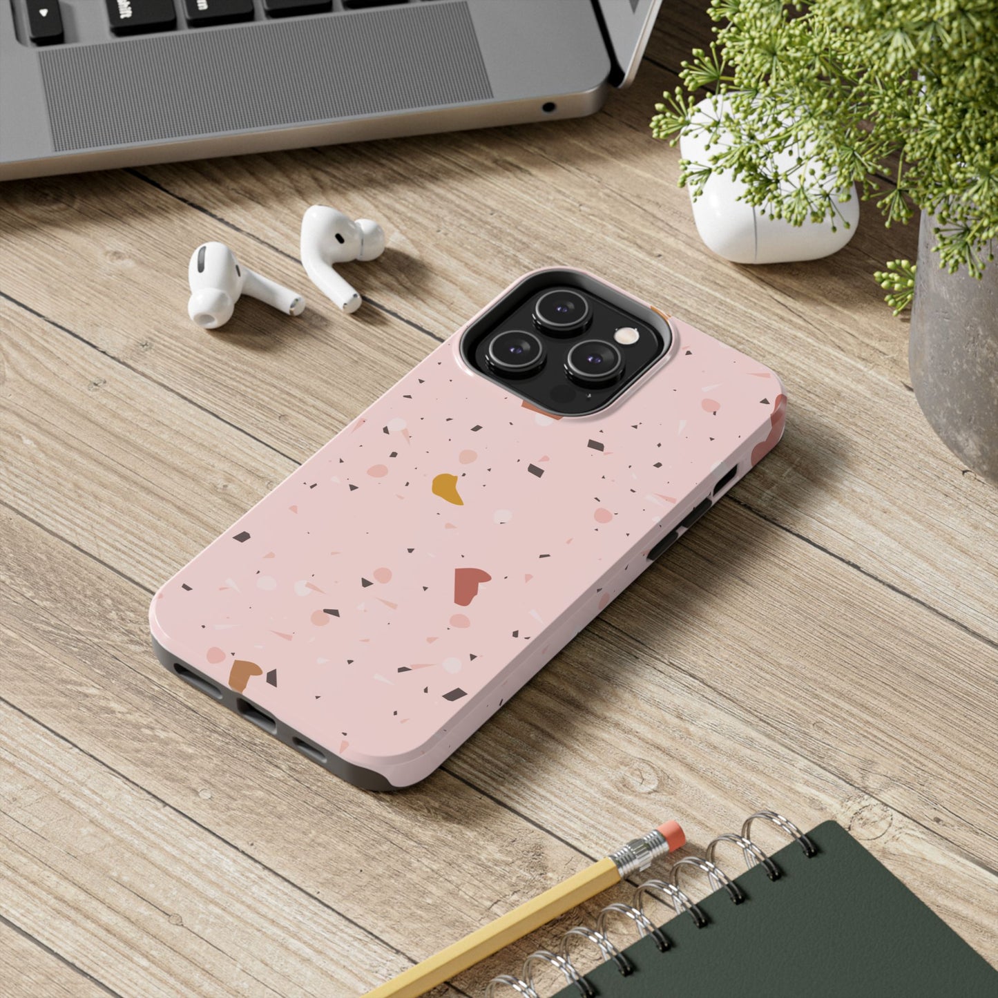 Pink Terrazzo Phone Case