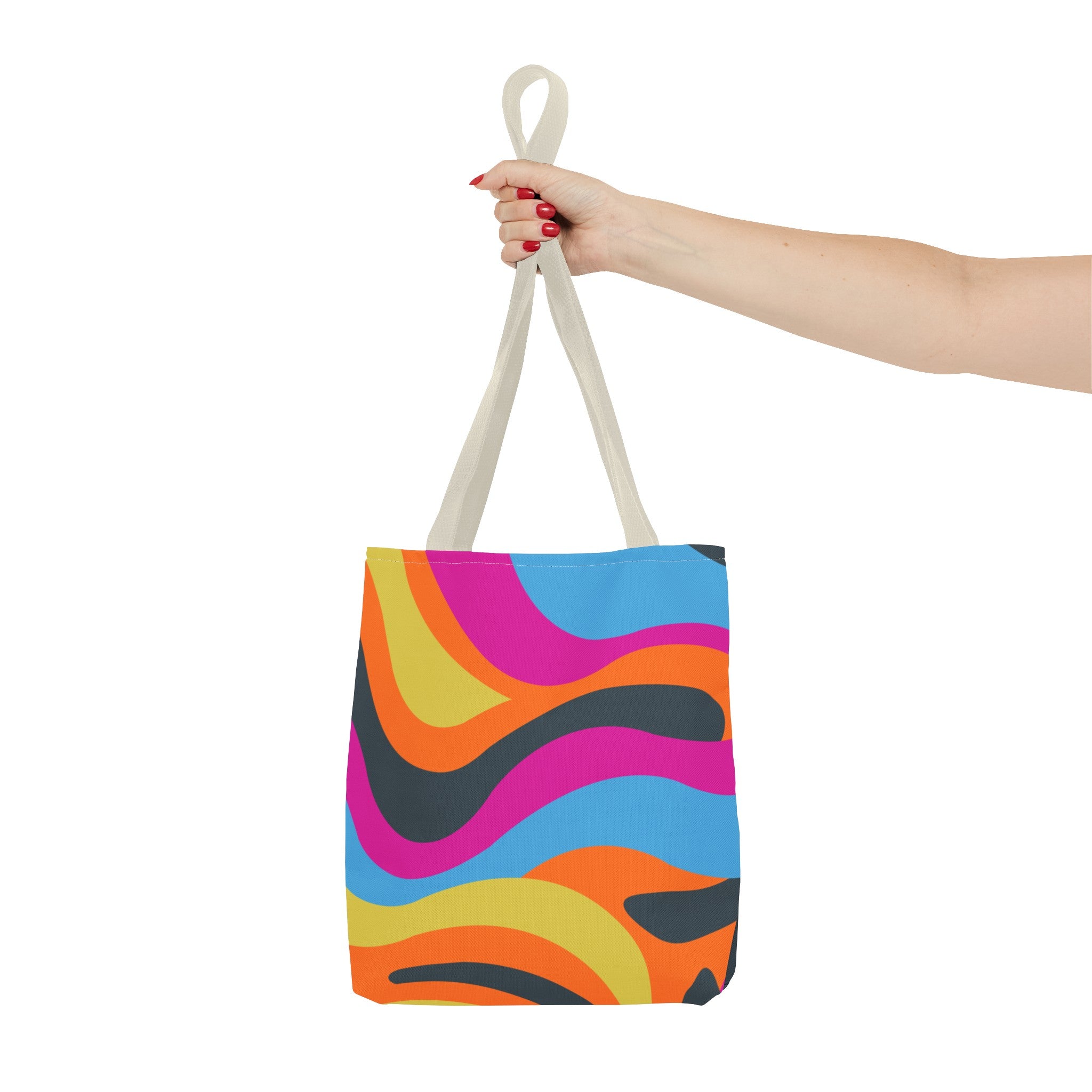 Funky Groove Swirl Tote Bag