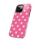 Pink Polka Dot Phone Case (Apple & Android)