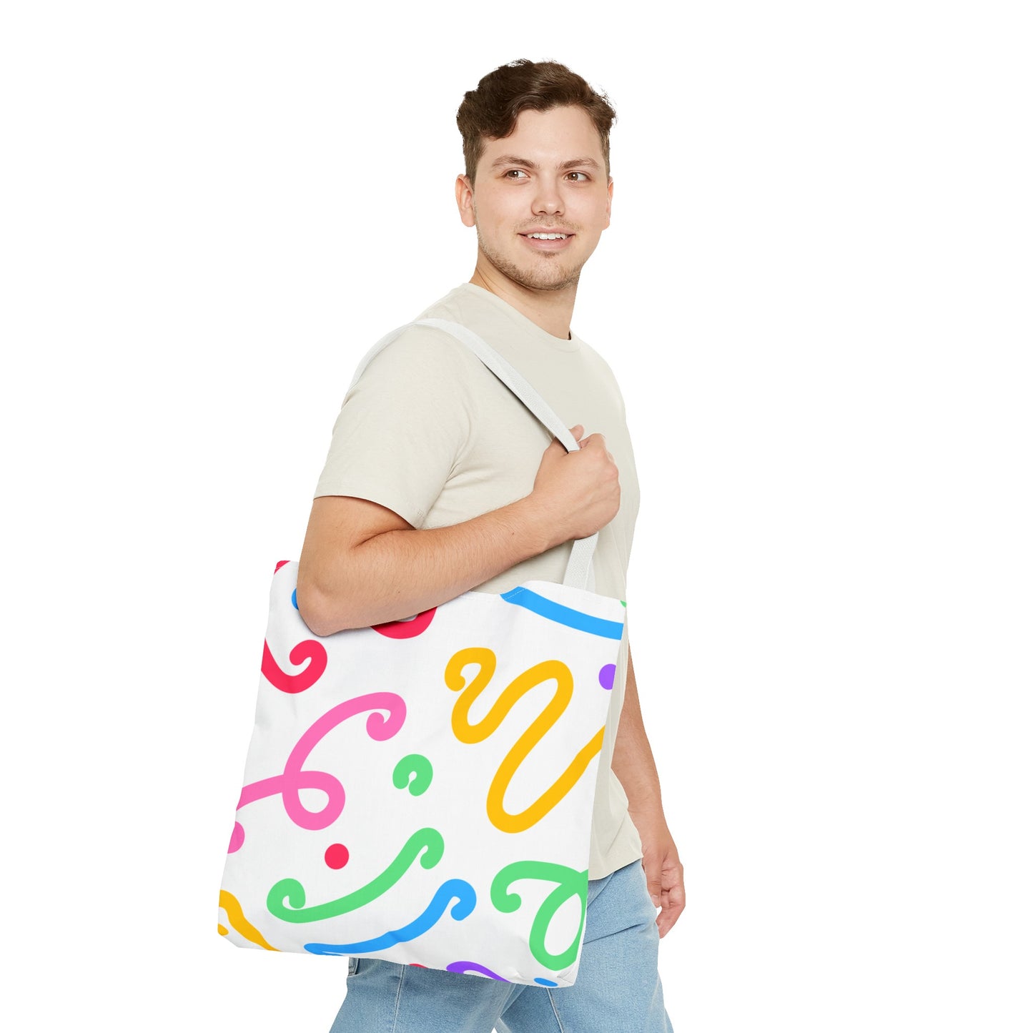 Colorful Doodles Tote Bag