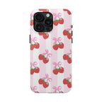 Strawberry Cherries Phone Case (Apple & Android) - Pink Sweetheart