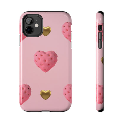 Heart of Gold Pink Phone Case